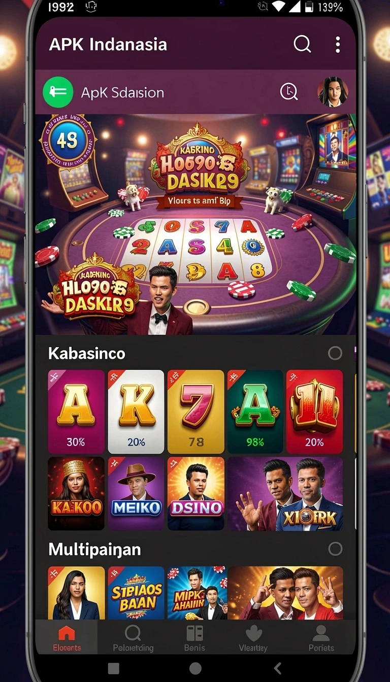 Tampilan utama aplikasi Review Aplikasi inatogel yang intuitif dan efisien.