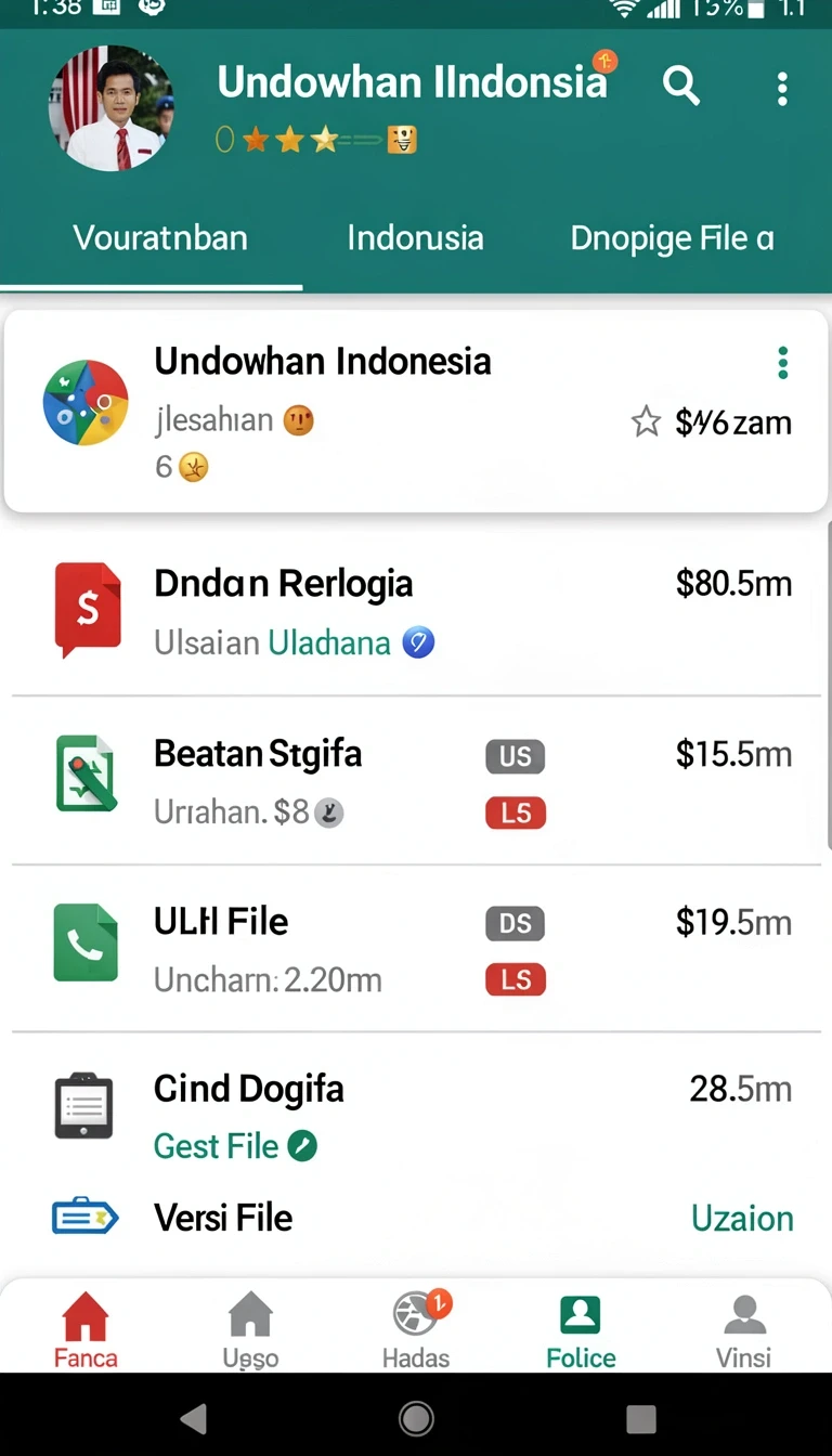 Tampilan utama aplikasi Review Aplikasi win88blue yang intuitif dan efisien.