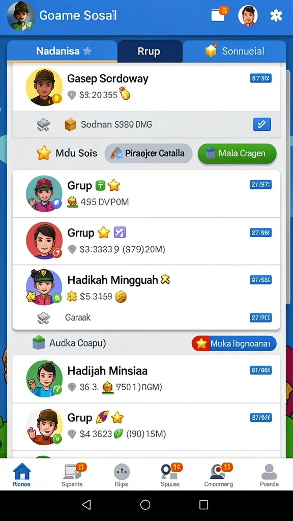 Tampilan utama aplikasi bingo101 App APK Terbaru yang intuitif dan efisien.