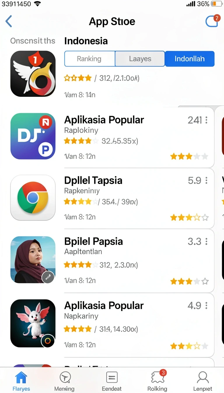 Tampilan utama aplikasi Review Aplikasi pulaujudi yang intuitif dan efisien.