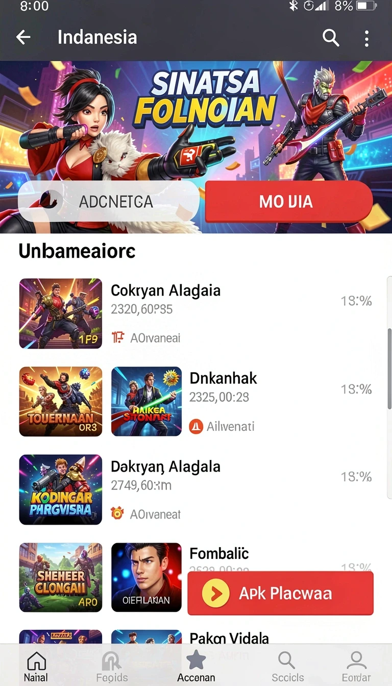 Tampilan utama aplikasi Review Aplikasi unitogel yang intuitif dan efisien.