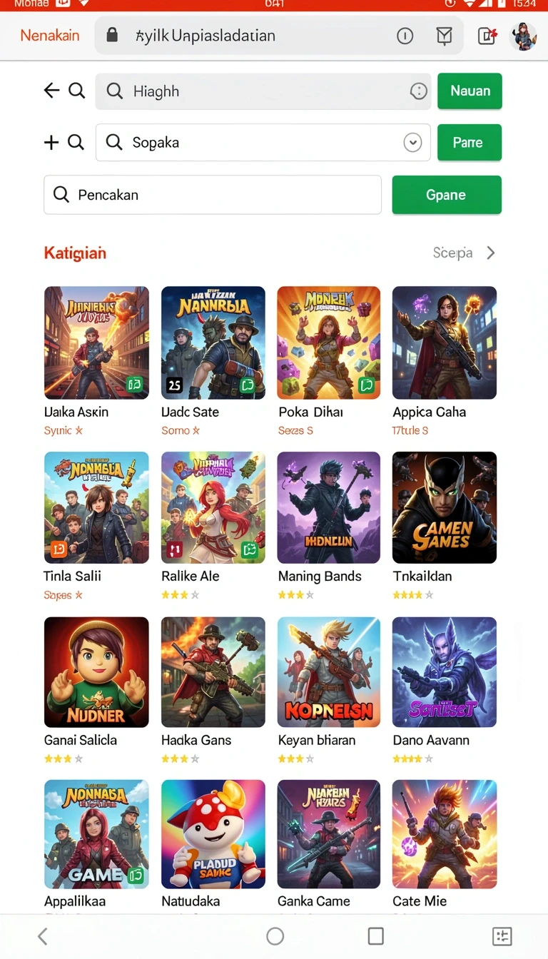 Tampilan utama aplikasi maxseru App APK Terbaru yang intuitif dan efisien.